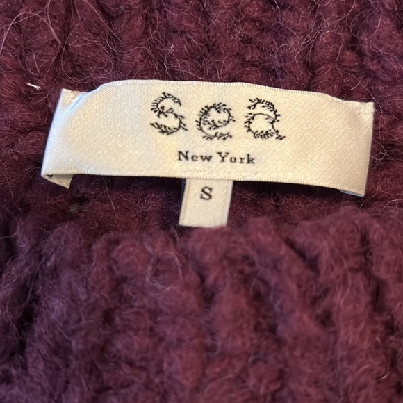 SEA NEW YORK Crew Neck Sweater with lace sleeves - Picture 5 of 7